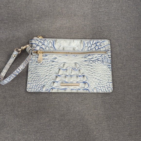 Brahmin Silver Crocodile-Embossed Tote Bag Set - Picture 13 of 14